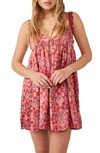 Free People Misty Mornings Nightgown In Red