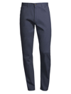 Isaia Men's Stone Five-pocket Trousers In Medium Blue