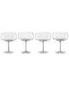 ONEIDA ONEIDA SET OF 4 MINGLE COCKTAIL GLASSES