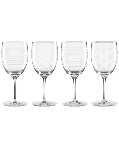 Oneida Mingle Wine Glasses, Set Of 4 In Clear And No Color