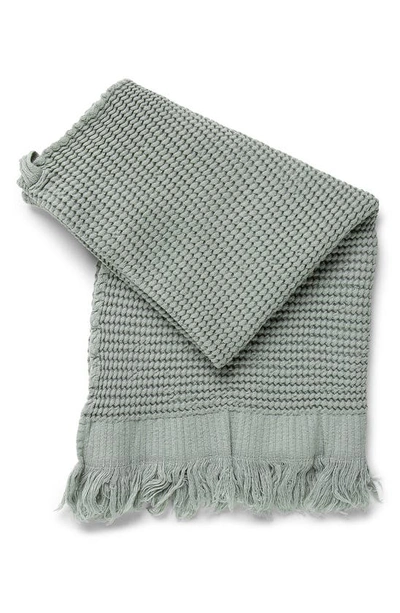 House No.23 Ella Hand Towel In Sage