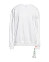 Off-white Woman Sweatshirt White Size M Cotton, Elastane