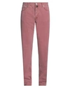 Jacob Cohёn Man Denim Pants Pastel Pink Size 34 Cotton