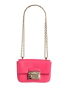 Furla Woman Shoulder Bag Magenta Size - Soft Leather In Magenta