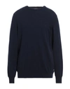 40weft Man Sweater Midnight Blue Size 3xl Wool, Nylon