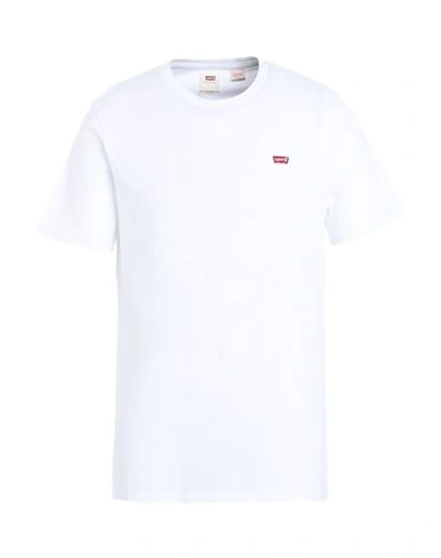Levi's Ss Original Hm Tee Man T-shirt White Size Xl Cotton In White