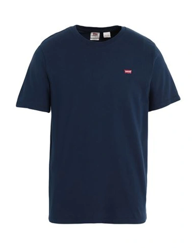 Levi's Ss Original Hm Tee Man T-shirt Blue Size Xl Cotton In Blue