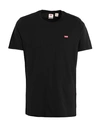 LEVI'S LEVI'S SS ORIGINAL HM TEE MAN T-SHIRT BLACK SIZE XL COTTON