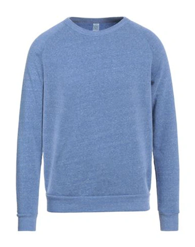 Alternative Man Sweatshirt Bright Blue Size Xl Polyester, Cotton, Rayon