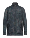 Woolrich Man Jacket Navy Blue Size S Polyester