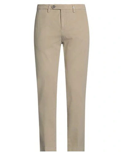Myths Man Pants Beige Size 34 Modal, Cotton, Elastane In Beige