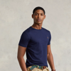 Ralph Lauren Classic Fit Soft Cotton Crewneck T-shirt In Refined Navy