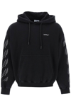OFF-WHITE OFF-WHITE HOODIE WITH CONTRASTING TOPSTITCHING