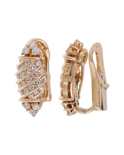 Piaget 18k 1.00 Ct. Tw. Diamond Earrings (authentic )
