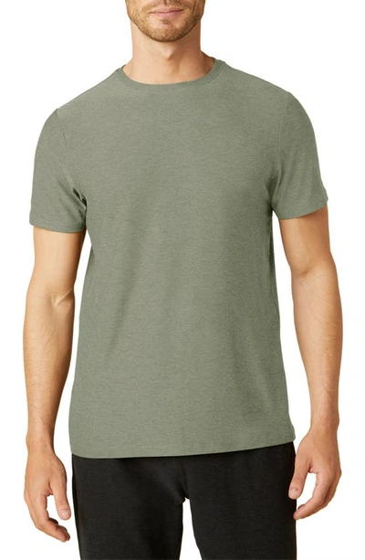 Beyond Yoga Featherweight Always Beyond Performance T-shirt In Grey Sage