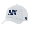 UNDER ARMOUR UNDER ARMOUR WHITE JACKSON STATE TIGERS COOLSWITCH AIRVENT ADJUSTABLE HAT