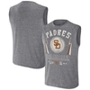 DARIUS RUCKER COLLECTION BY FANATICS DARIUS RUCKER COLLECTION BY FANATICS CHARCOAL SAN DIEGO PADRES RELAXED-FIT MUSCLE TANK TOP