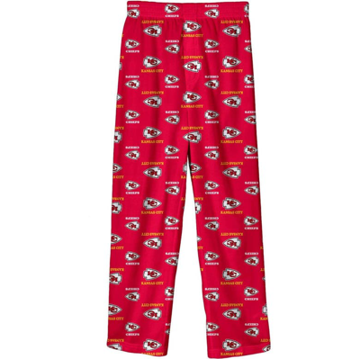 Outerstuff Kids' Youth Red Kansas City Chiefs Team-colored Printed Pyjama Trousers