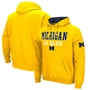 COLOSSEUM COLOSSEUM MAIZE MICHIGAN WOLVERINES SUNRISE PULLOVER HOODIE