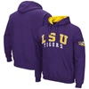 COLOSSEUM COLOSSEUM PURPLE LSU TIGERS DOUBLE ARCH PULLOVER HOODIE