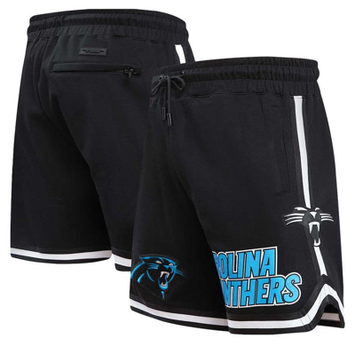 Pro Standard Black Carolina Panthers Classic Chenille Shorts