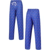 Concepts Sport Royal Buffalo Bills Gauge Allover Print Sleep Pants In Royal