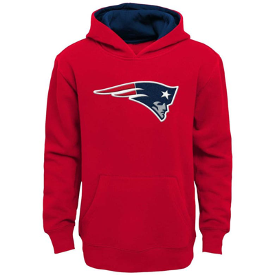 Outerstuff Kids' Youth Red New England Patriots Prime Pullover Hoodie