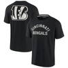 FANATICS SIGNATURE UNISEX FANATICS SIGNATURE BLACK CINCINNATI BENGALS ELEMENTS SUPER SOFT SHORT SLEEVE T-SHIRT