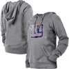 NEW ERA NEW ERA  GRAY NEW YORK GIANTS FLORAL PULLOVER HOODIE