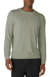 Beyond Yoga Always Beyond Crew Neck Sweatshirt In Tan