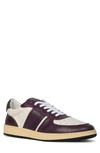 Collegium Pillar Destroyer Low Top Sneaker In White/ Purple