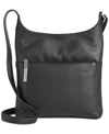 Giani Bernini Nappa Soft Crossbody, Created For Macy's In Black