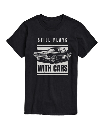 Airwaves Men's Still Play With Cars Short Sleeve T-shirt In Black