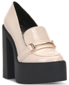 Jessica Simpson Himinka Platform Pump In Chalk Faux Leather
