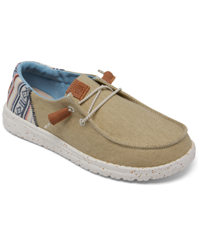 Hey Dude Women's Wendy Funk Casual Moccasin Sneakers From Finish Line In Natural