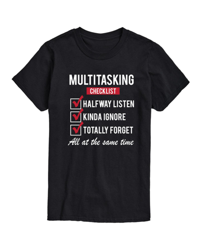 Airwaves Men's Multitasking Short Sleeve T-shirt In Black