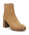 Naturalizer Orlean Booties In Golden Caramel Suede