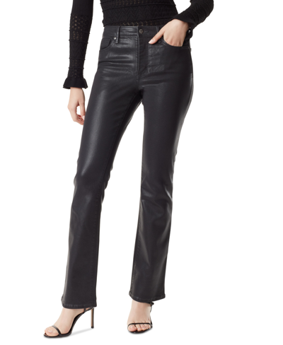 Sam Edelman Women's Simona Faux-leather Tapered Pants In True Black
