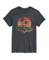 AIRWAVES MEN'S SUNSET CAR SHORT SLEEVE T-SHIRT