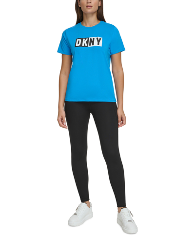 St. Louis Blues DKNY Sport Women's Charlotte Tri-Blend T-Shirt - Blue