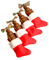 Betsy Ann Chocolates Betsy Ann Chocolate Nutcracker Stocking, Pack Of 4