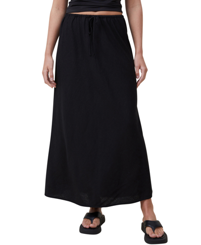 Cotton On Women's Haven Maxi Slip Skirt In Black