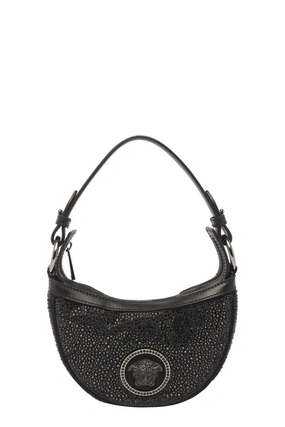 Versace Shoulder Bag In Black