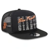 NEW ERA NEW ERA BLACK SAN FRANCISCO GIANTS  STREET TEAM A-FRAME TRUCKER 9FIFTY SNAPBACK HAT