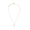 GUCCI GUCCI LINK TO LOVE CROSS NECKLACE YG  - YBB758937001