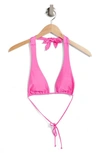 Vyb Britt Halter Bikini Top In Htp