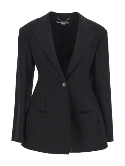 Stella Mccartney Moulded Jacket In Black