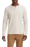 Vince Sueded Jersey Long Sleeve Henley In H Runyon