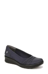 Bzees Goody Slip-on Shoe In Navy Fabric