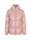 Moncler Vistule Quilted Shell Down Jacket In Pink